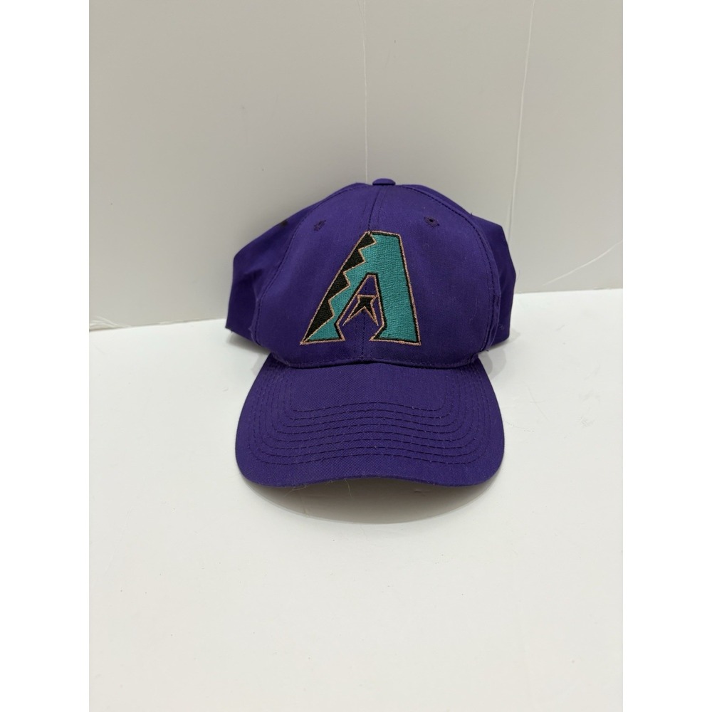 Vintage Arizona Diamondbacks Purple Snapback Cap‎ Hat- MLB Baseball